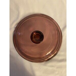 31 Pyrex Vision Cranberry Lid  V1C